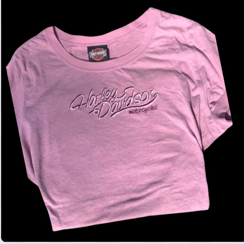 🏍 Mauve Pink Harley-Davidson T-shirt